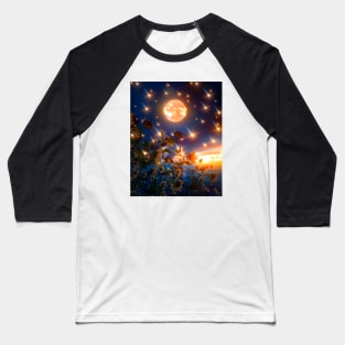 Meteor Shower Baseball T-Shirt